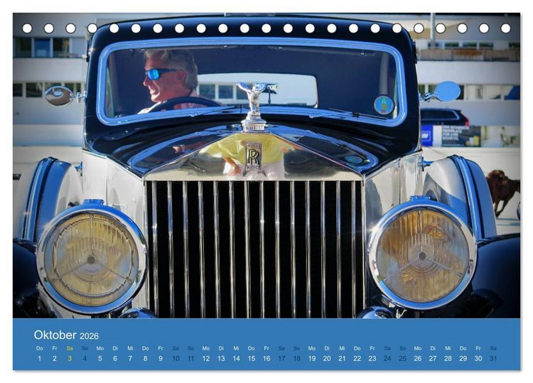 Produktbild: Rolls Royce Revival (Tischkalender 2026 DIN A5 quer), CALVENDO Monatskalender