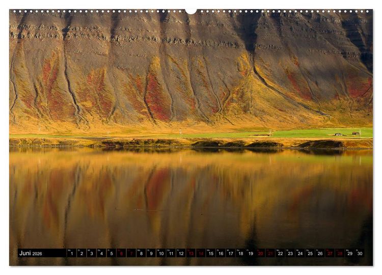 Produktbild: Stimmungsvolles Island (hochwertiger Premium Wandkalender 2026 DIN A2 quer), Kunstdruck in Hochglanz