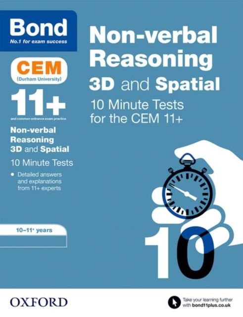 Produktbild: Bond 11+ CEM 3D Non-Verbal Reasoning 10 Minute Tests (now Cambridge Select Insight)