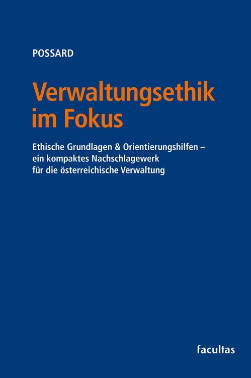 Produktbild: Verwaltungsethik im Fokus