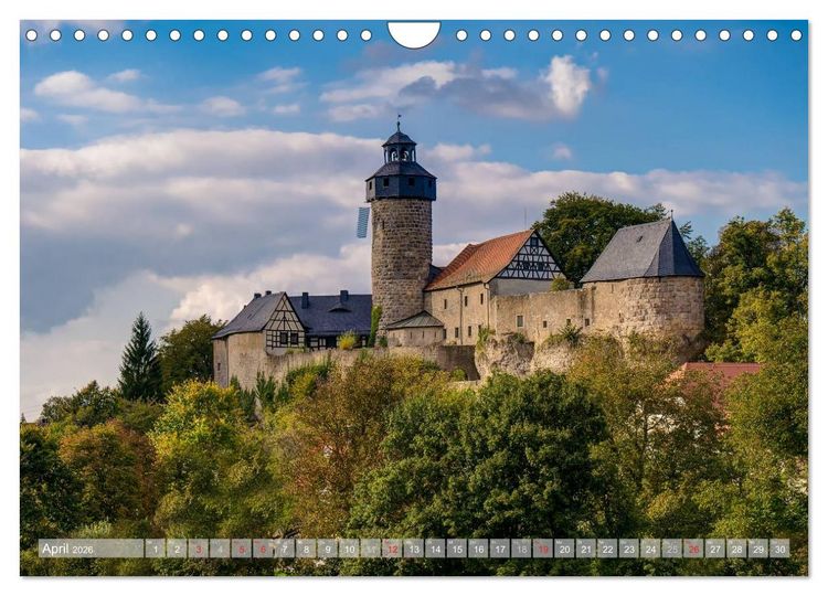 Produktbild: Burgenlandschaft Fr&auml;nkische Schweiz (Wandkalender 2026 DIN A4 quer), CALVENDO Monatskalender