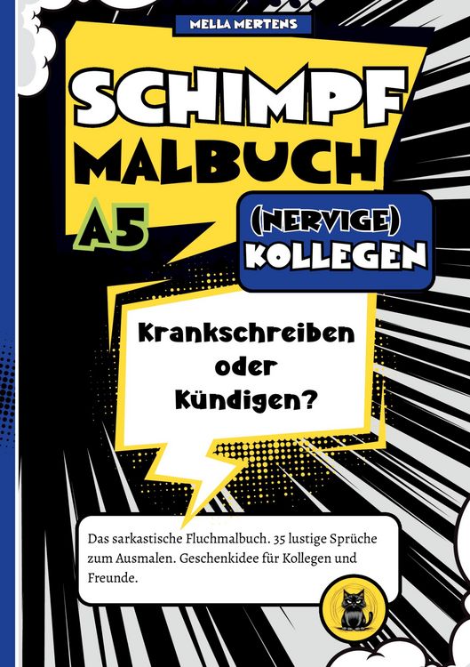 Produktbild: Schimpfmalbuch (NERVIGE) Kollegen