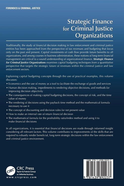 Produktbild: Strategic Finance for Criminal Justice Organizations