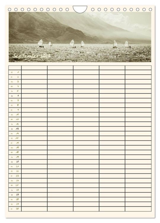 Produktbild: Der Gardasee im Norden - Familienplaner 2026 (Wandkalender 2026 DIN A4 hoch), CALVENDO Monatskalender