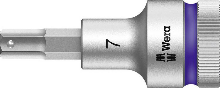 Produktbild: Wera 8740 C HF 05003823001 Innen-Sechskant Steckschl&uuml;ssel-Bit-Einsatz 7 mm 1/2\" (12.5 mm)