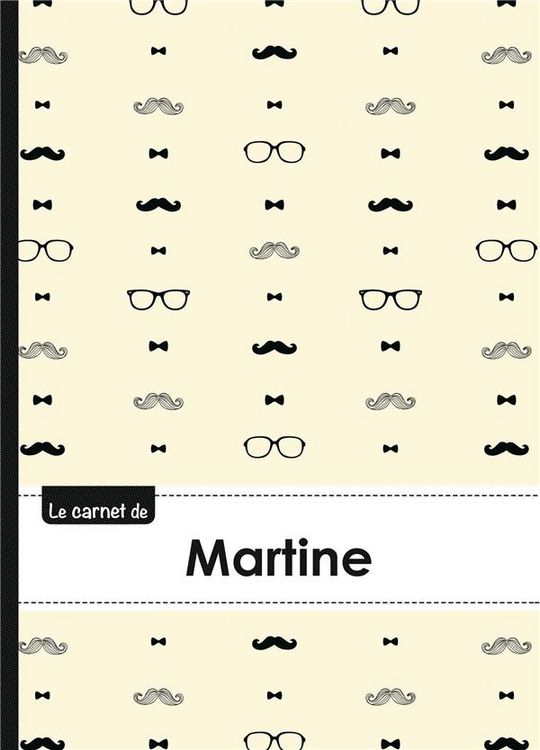 Produktbild: Carnet martine lignes,96p,a5