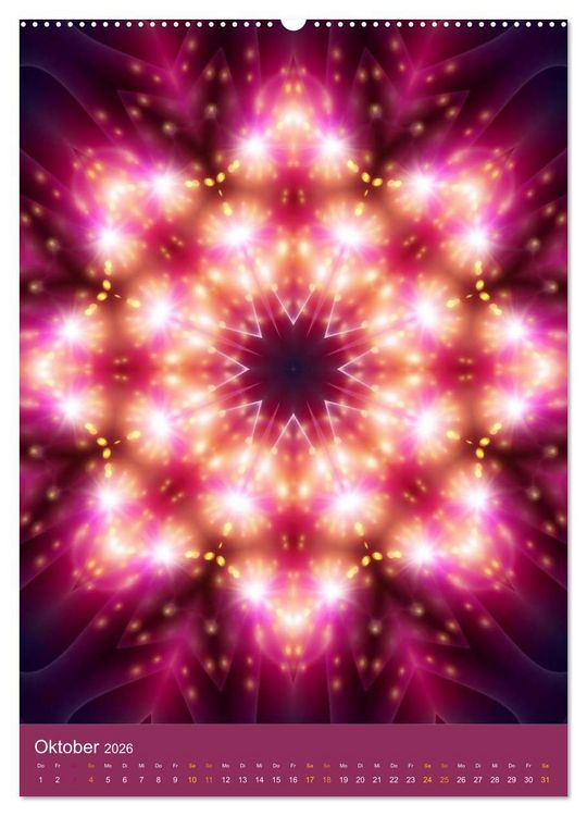 Produktbild: Lichtvolle Mandalas (Wandkalender 2026 DIN A2 hoch), CALVENDO Monatskalender