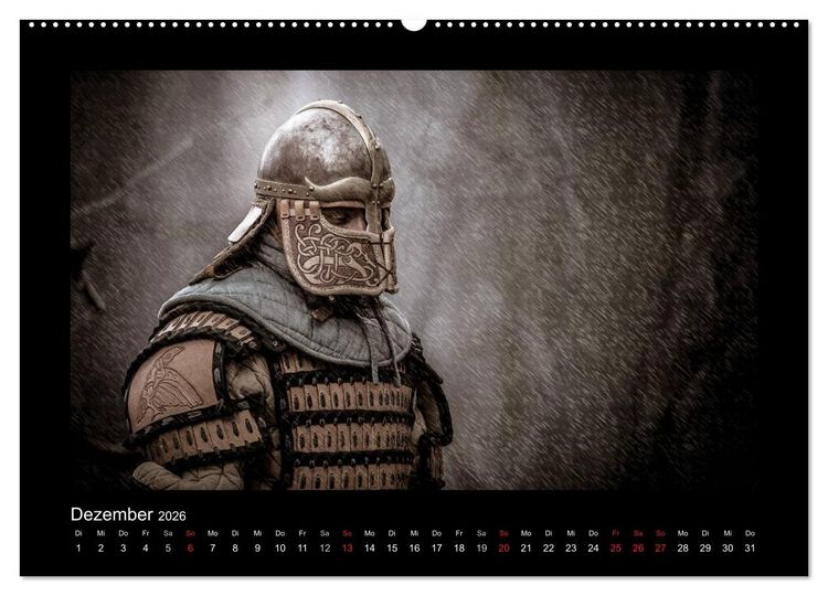 Produktbild: Wikinger und Krieger (Wandkalender 2026 DIN A2 quer), CALVENDO Monatskalender