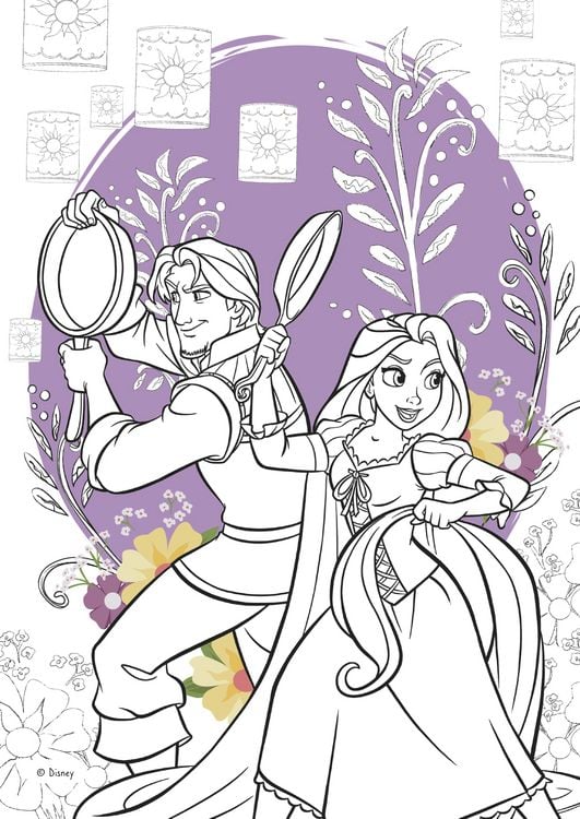 Produktbild: Disney Prinzessin: Zauberhafter Malblock