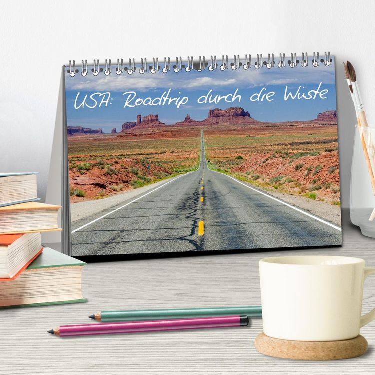 Produktbild: USA: Roadtrip durch die W&uuml;ste (Tischkalender 2026 DIN A5 quer), CALVENDO Monatskalender