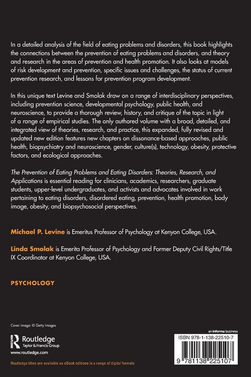 Produktbild: The Prevention of Eating Problems and Eating Disorders
