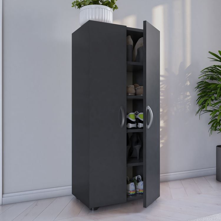 Produktbild: XL Holz Gro&szlig;er Schuhschrank Schuhkommode Ulas 5
