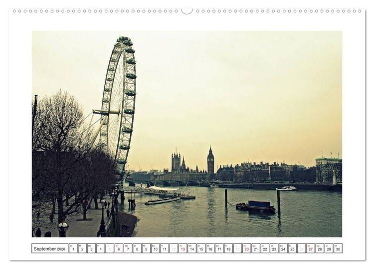 Produktbild: Neues Outfit - LONDON (hochwertiger Premium Wandkalender 2026 DIN A2 quer), Kunstdruck in Hochglanz
