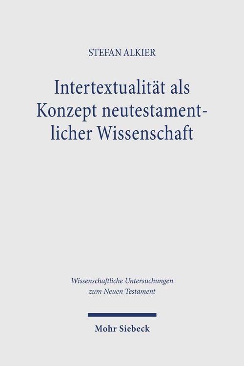 Produktbild: Intertextualit&auml;t als Konzept neutestamentlicher Wissenschaft