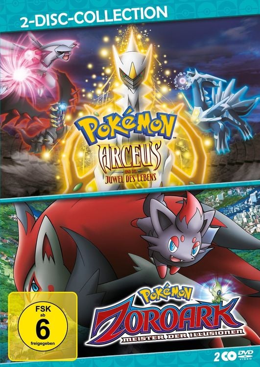 Produktbild: Pokémon - Arceus und das Juwel des Lebens / Zoroark: Meister der Illusionen LTD. [2 DVDs]