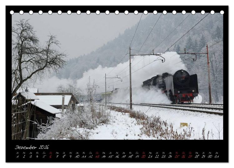 Produktbild: Mit Volldampf durch Mitteleuropa (Tischkalender 2026 DIN A5 quer), CALVENDO Monatskalender