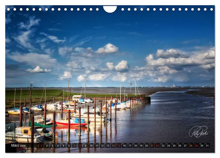 Produktbild: Friesland - Nordseebad Dangast / CH-Version (Wandkalender 2026 DIN A4 quer), CALVENDO Monatskalender