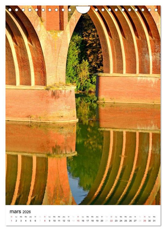 Produktbild: Reflets d'eau (Calendrier mural 2026 DIN A4 horizontal), CALVENDO calendrier mensuel