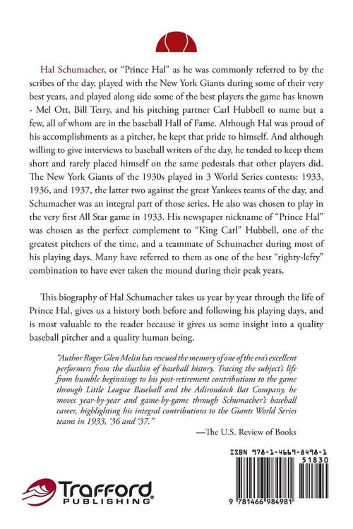 Produktbild: Hal Schumacher - The Prince of the New York Giants