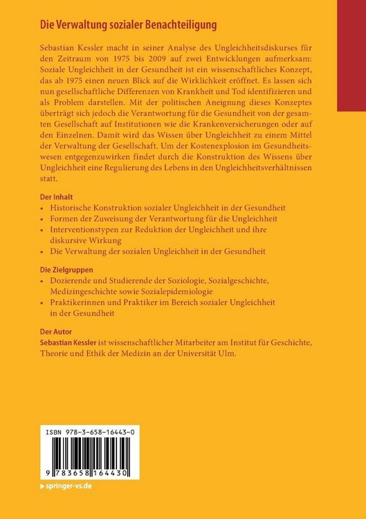 Produktbild: Die Verwaltung sozialer Benachteiligung