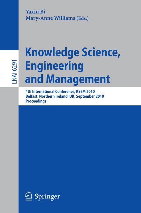 Produktbild: Knowledge Science, Engineering and Management