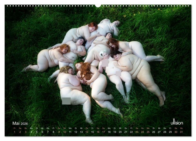 Produktbild: Kurvenstolz - Ode an die Weiblichkeit (hochwertiger Premium Wandkalender 2026 DIN A2 quer), Kunstdruck in Hochglanz