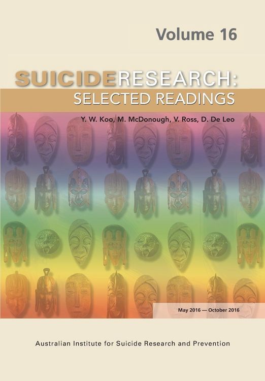 Produktbild: Suicide Research Selected Readings