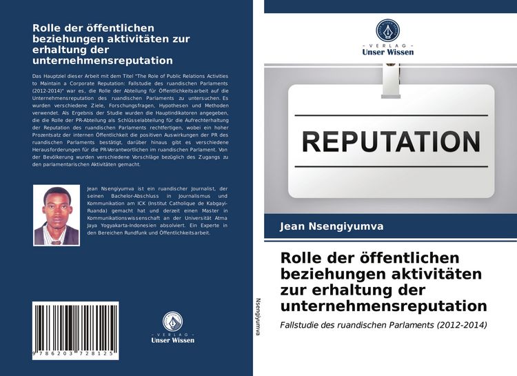 Produktbild: Rolle der &ouml;ffentlichen beziehungen aktivit&auml;ten zur erhaltung der unternehmensreputation