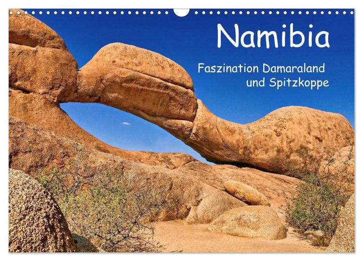 Produktbild: Namibia &ndash; Faszination Damaraland und Spitzkoppe (Wandkalender 2026 DIN A3 quer), CALVENDO Monatskalender