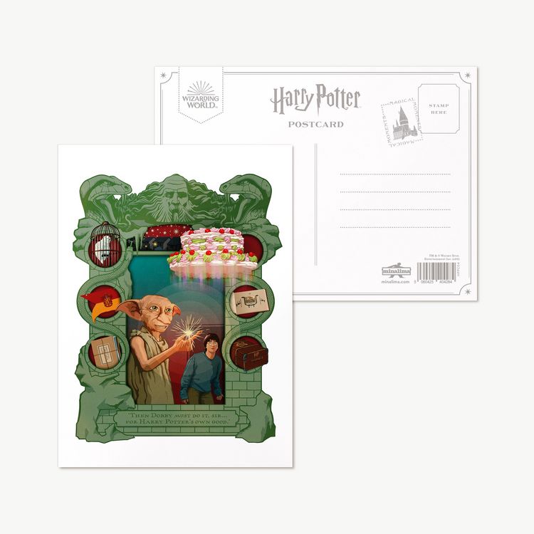 Produktbild: Magische Momente: 'Then Dobby must do it, sir... for Harry Potter's own good' Postkarte