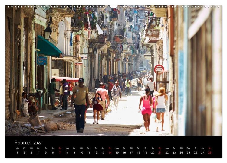 Produktbild: Havanna - Ansichten einer bemerkenswerten Stadt (hochwertiger Premium Wandkalender 2027 DIN A2 quer), Kunstdruck in Hochglanz