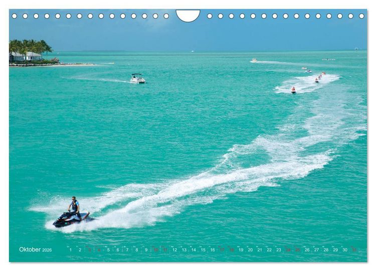 Produktbild: GEOclick calendar: Florida (Wandkalender 2026 DIN A4 quer), CALVENDO Monatskalender
