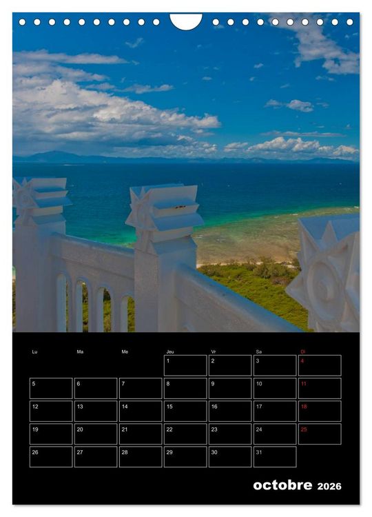 Produktbild: Paysages cal&eacute;doniens (Calendrier mural 2026 DIN A4 horizontal), CALVENDO calendrier mensuel