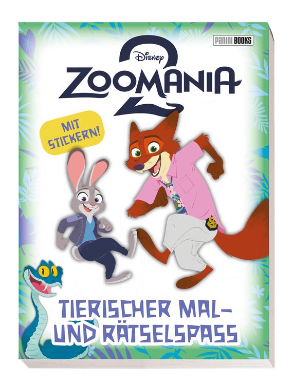 Produktbild: Disney Zoomania 2: Tierischer Mal- und R&auml;tselspa&szlig; - Mit Stickern!