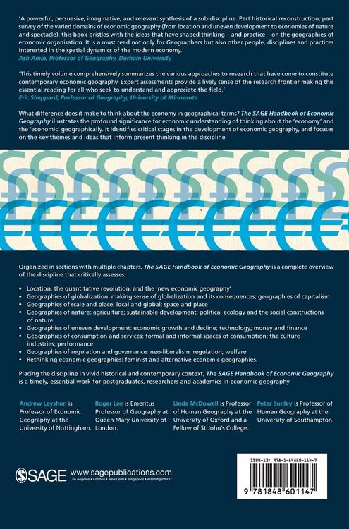 Produktbild: The SAGE Handbook of Economic Geography