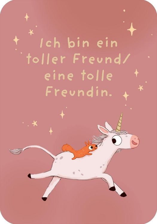 Produktbild: Ein Einhorn namens Oktober &ndash; Mutmachkarten