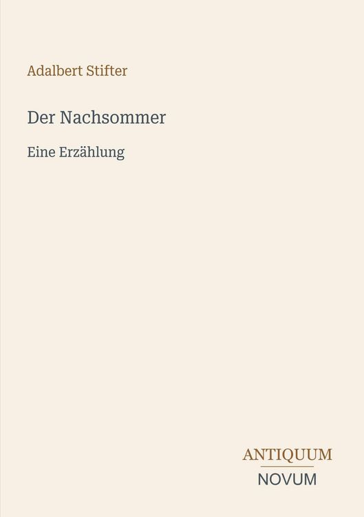 Produktbild: Der Nachsommer