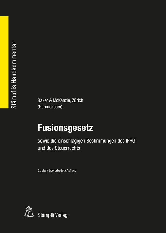 Produktbild: Fusionsgesetz