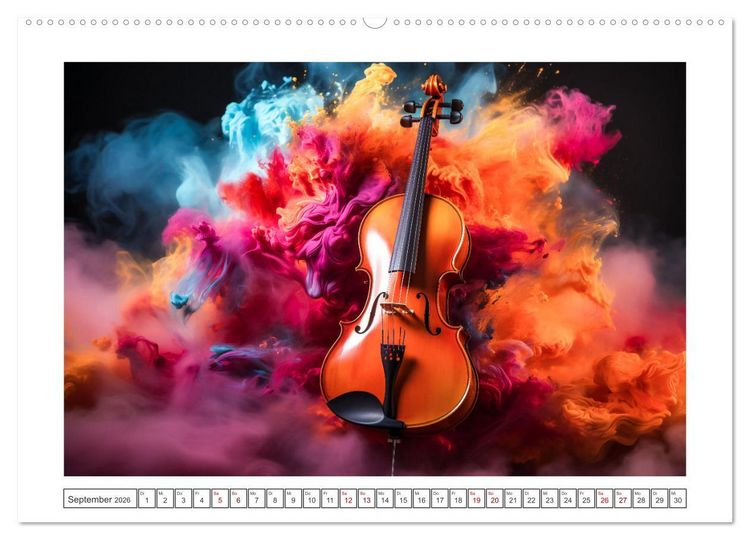 Produktbild: Konzert der Farben (Wandkalender 2026 DIN A2 quer), CALVENDO Monatskalender
