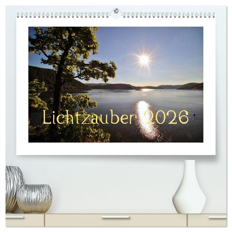 Produktbild: Lichtzauber 2026 (hochwertiger Premium Wandkalender 2026 DIN A2 quer), Kunstdruck in Hochglanz