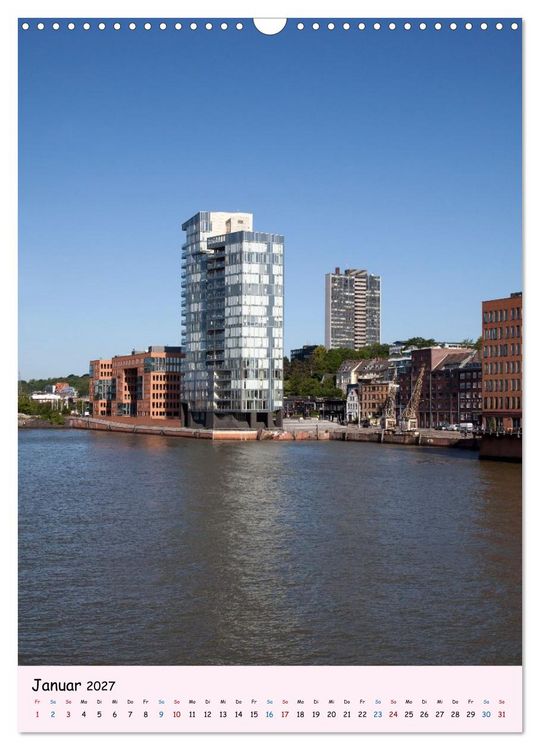 Produktbild: Hamburg &ndash; Wo eine Weltstadt auf Wasser trifft (Wandkalender 2027 DIN A3 hoch), CALVENDO Monatskalender