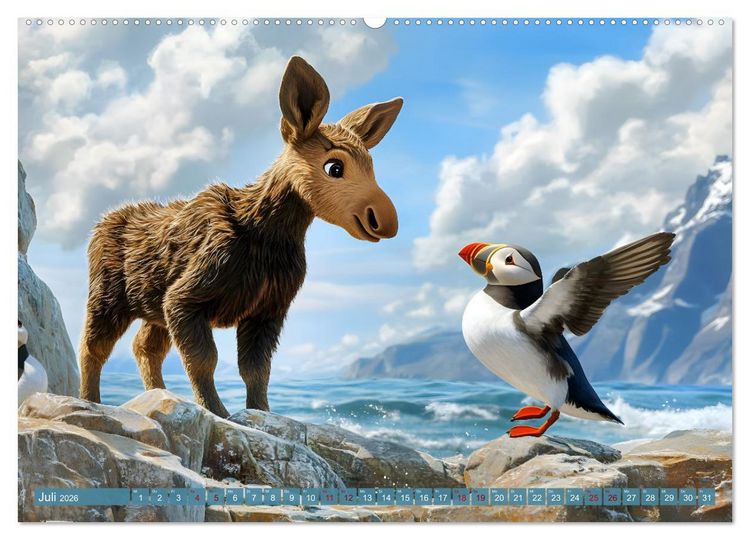 Produktbild: Emil und die Wunder der Natur (Wandkalender 2026 DIN A2 quer), CALVENDO Monatskalender