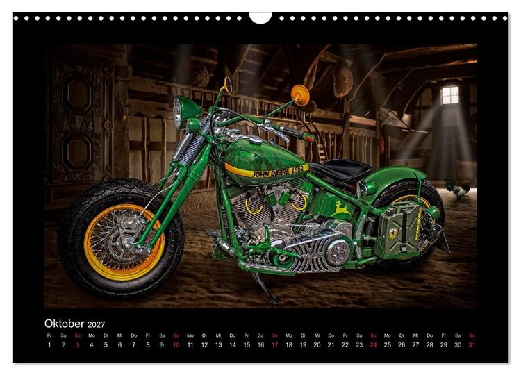 Produktbild: Motorrad-Tr&auml;ume &ndash; Chopper und Custombikes (Wandkalender 2027 DIN A3 quer), CALVENDO Monatskalender