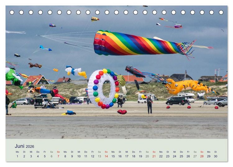 Produktbild: Fan&oslash; - Himmel, Hav og mere (Tischkalender 2026 DIN A5 quer), CALVENDO Monatskalender