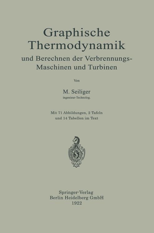 Produktbild: Graphische Thermodynamik und Berechnen der Verbrennungs-Maschinen und Turbinen