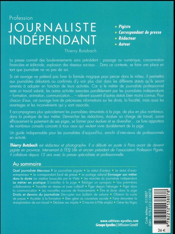 Produktbild: Profession journaliste independant