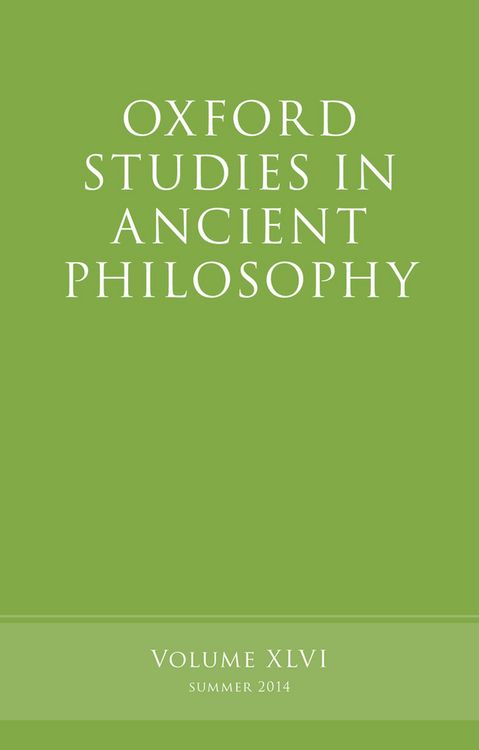 Produktbild: Oxford Studies in Ancient Philosophy, Volume 46