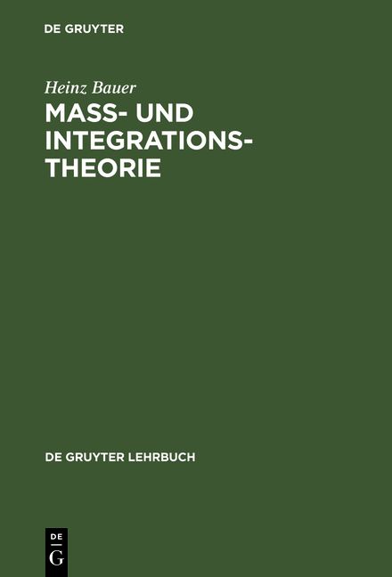 Produktbild: Ma&szlig;- und Integrationstheorie