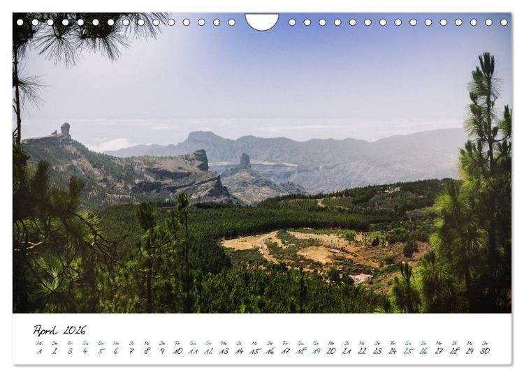 Produktbild: Gran Canaria - 365 Tage Fr&uuml;hling (Wandkalender 2026 DIN A4 quer), CALVENDO Monatskalender