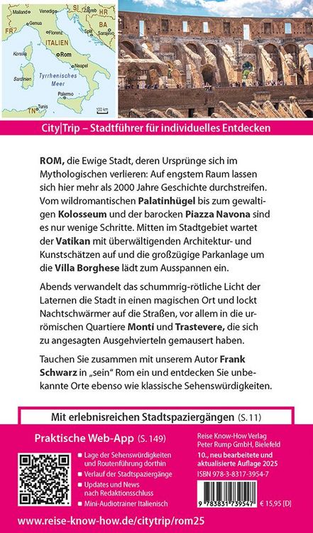 Produktbild: Reise Know-How CityTrip Rom